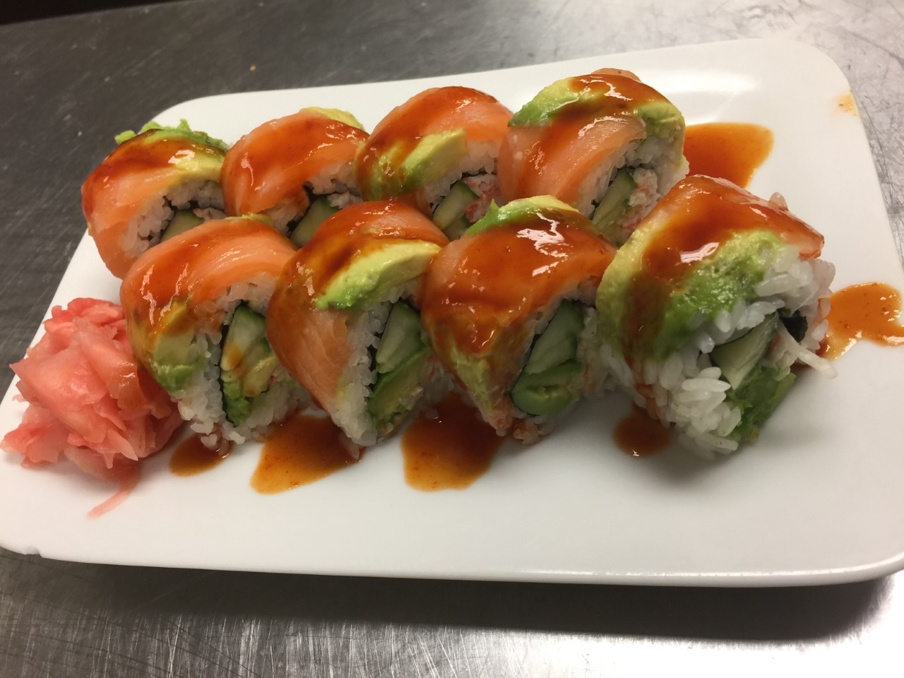 Order Sassy Shannon Sushi Roll food online from JK's Table store, Minneapolis on bringmethat.com