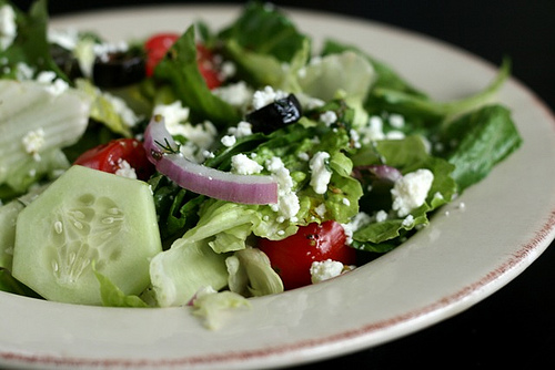 Order Greek Salad food online from Fyza Alwadi Mediterranean San store, Houston on bringmethat.com