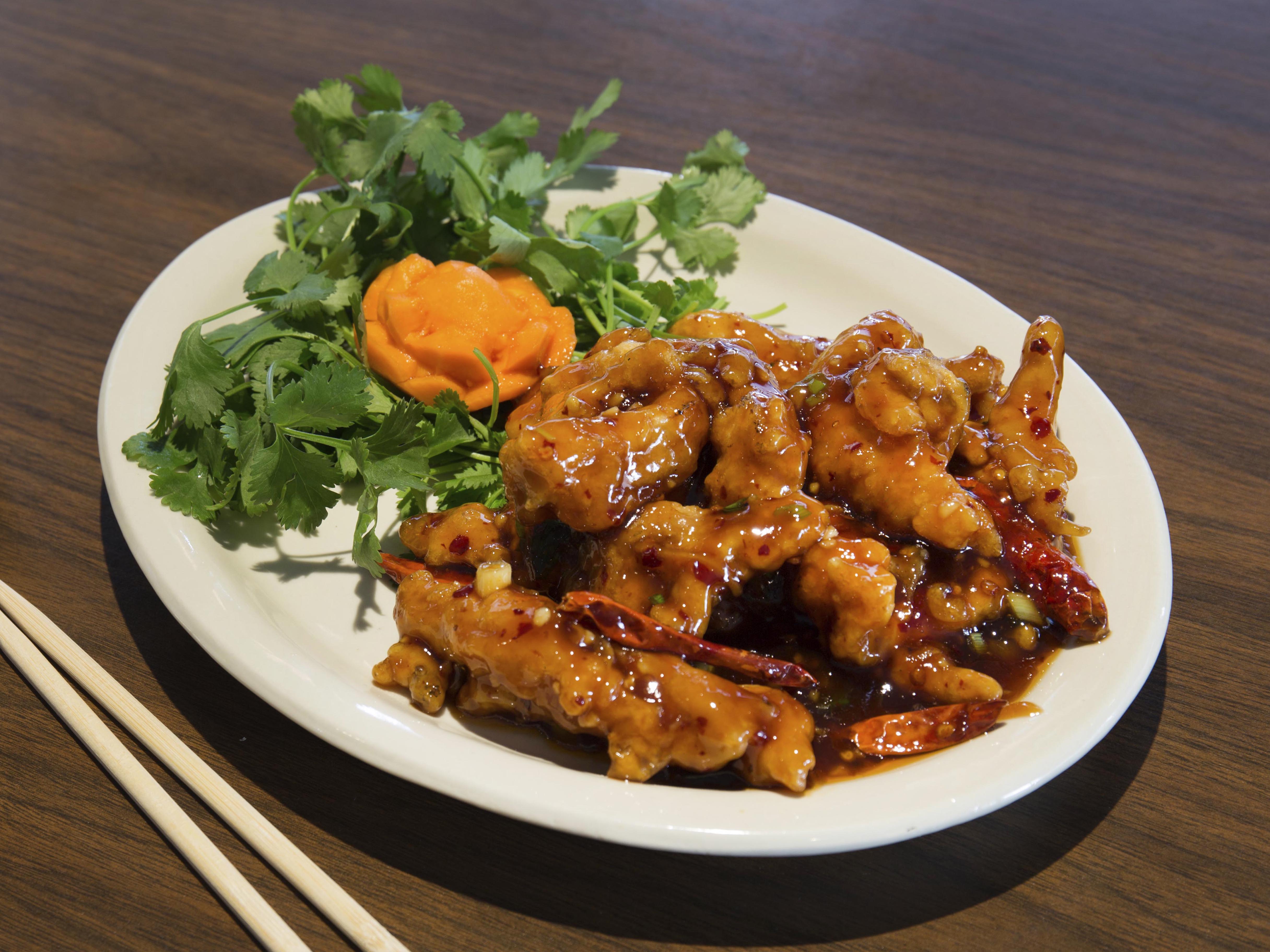 Order General Tso's Chicken food online from Regent Hunan Chinese store, San Antonio on bringmethat.com