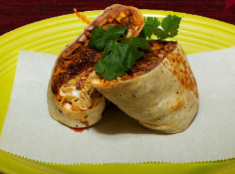 Order Deluxe Burrito food online from LA SOCIAL TAQUERIA store, Lawrenceville on bringmethat.com