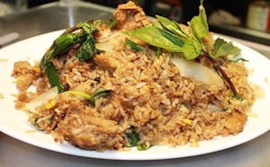 Order 50. Basil Fried Rice food online from Lisu's Thai Taste | Roseville store, Roseville on bringmethat.com