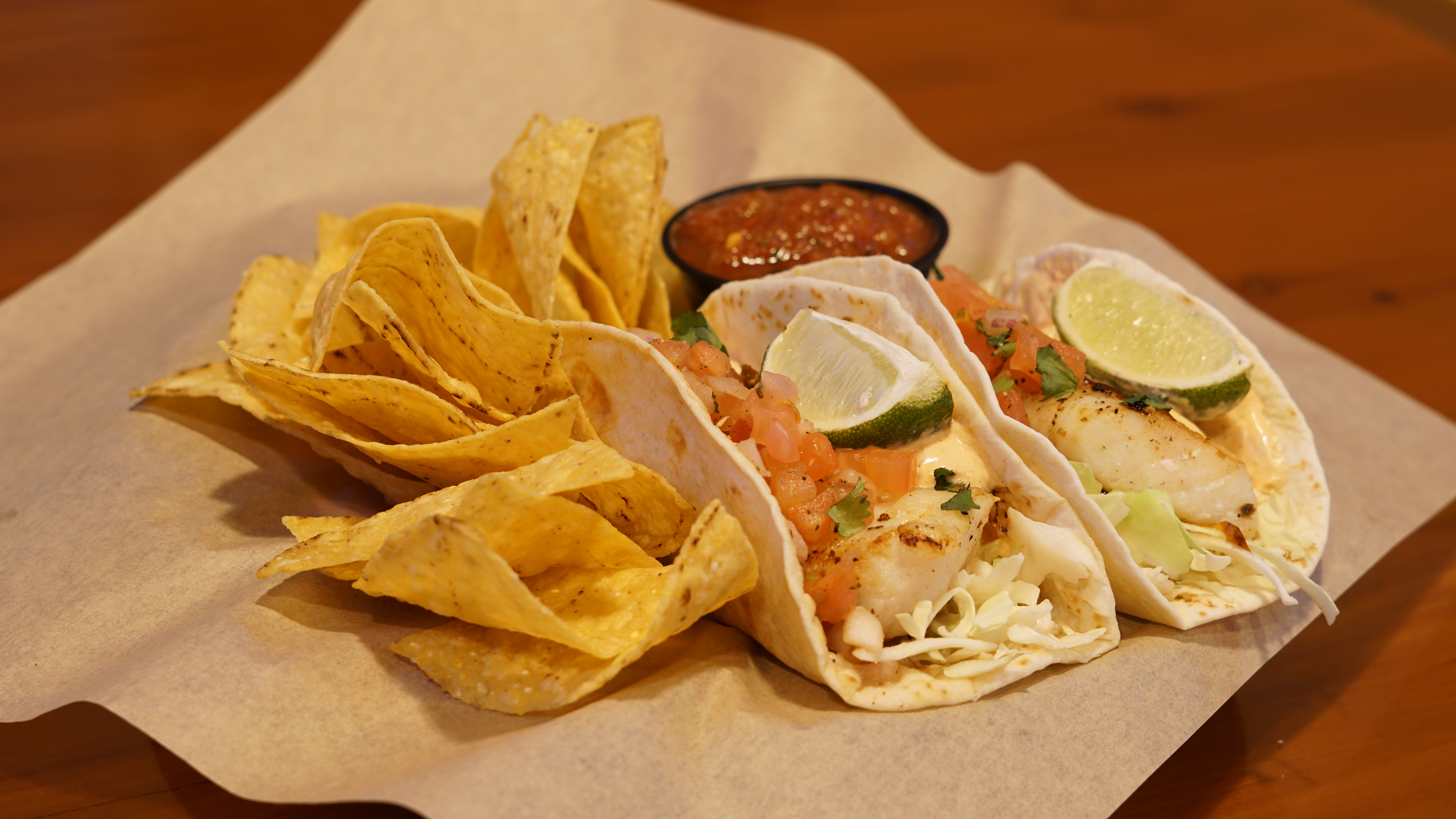Order Fish Tacos food online from Timbers store, Las Vegas on bringmethat.com