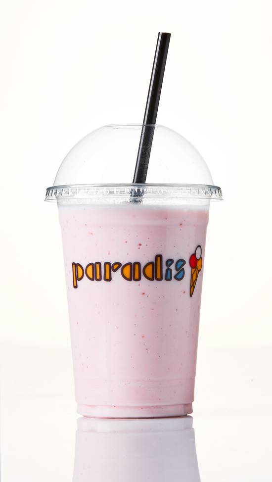 Order Strawberry Vanilla Bean Milkshake food online from Paradis Ice Cream Pch Highway store, Dana Point on bringmethat.com