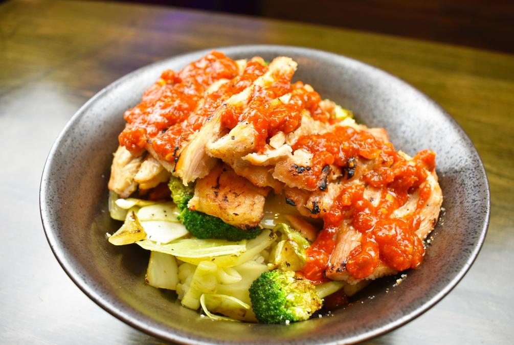 Order Spicy Chicken food online from Akaya Sushi, Izakaya & Ramen store, Richardson on bringmethat.com