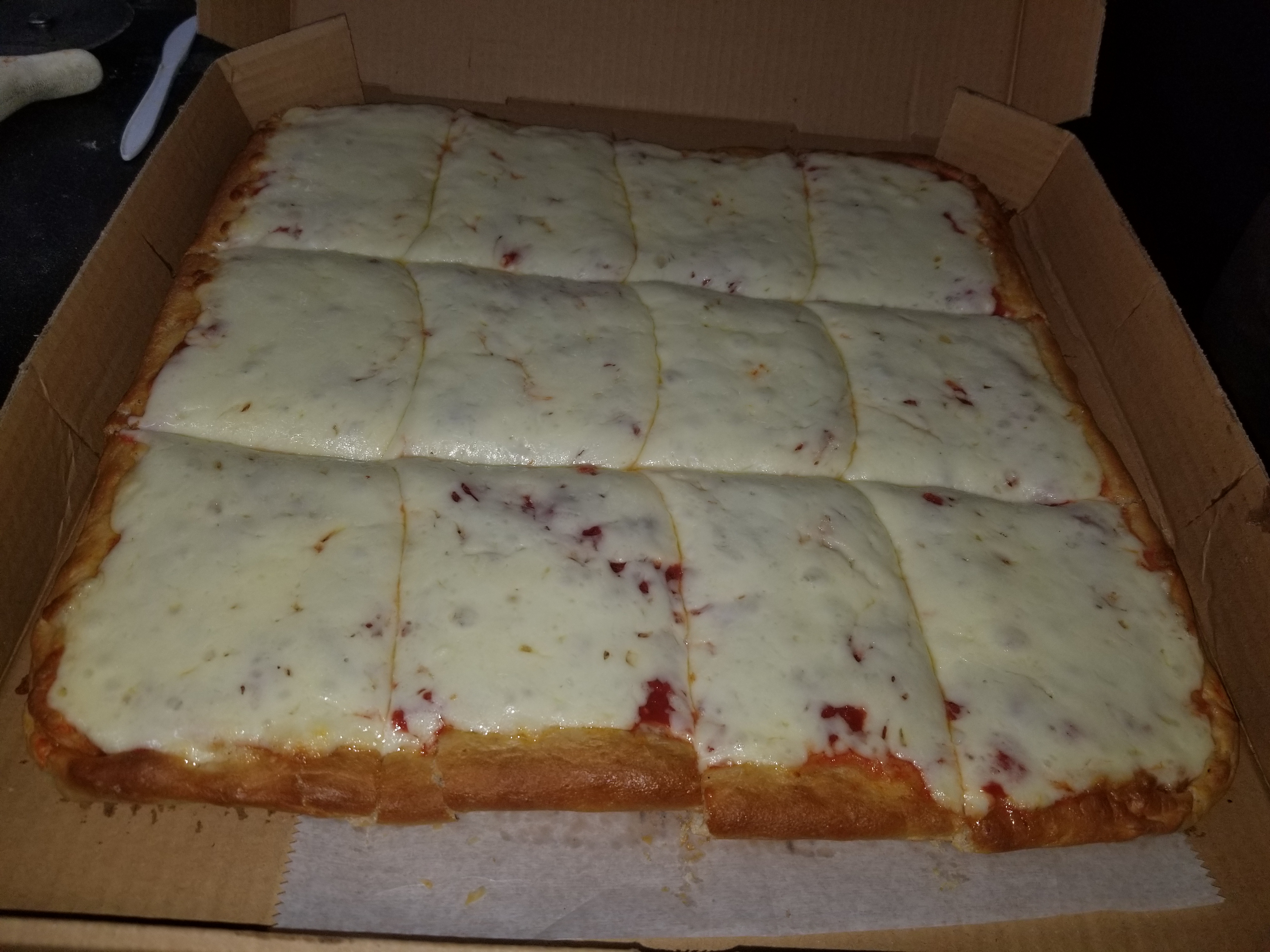 Order Large Sicilian Pie food online from My Family Pizza store, Staten Island on bringmethat.com