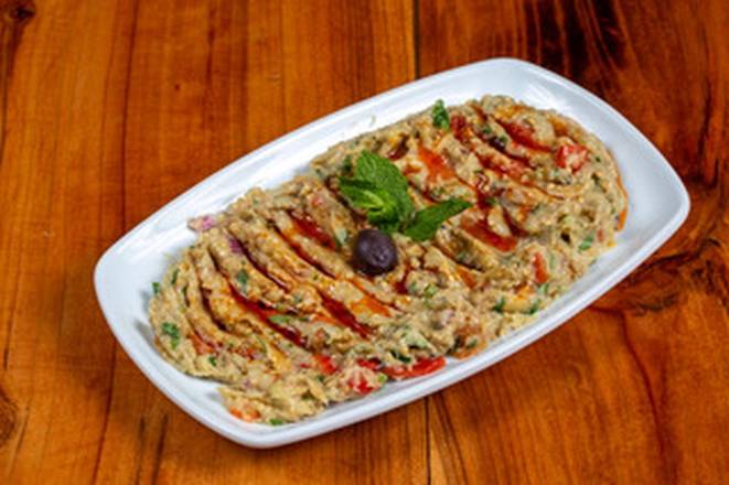 Order Eggplant Salad food online from Kapadokya Mediterranean Grill store, South Brunswick on bringmethat.com