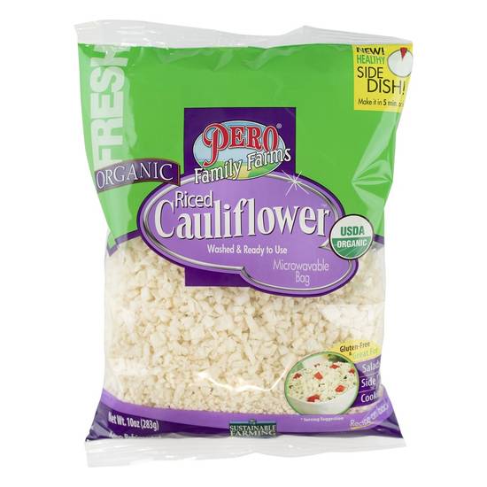 Order Pero Family Farms · Organic Riced Cauliflower (10 oz) food online from Safeway store, Reston on bringmethat.com