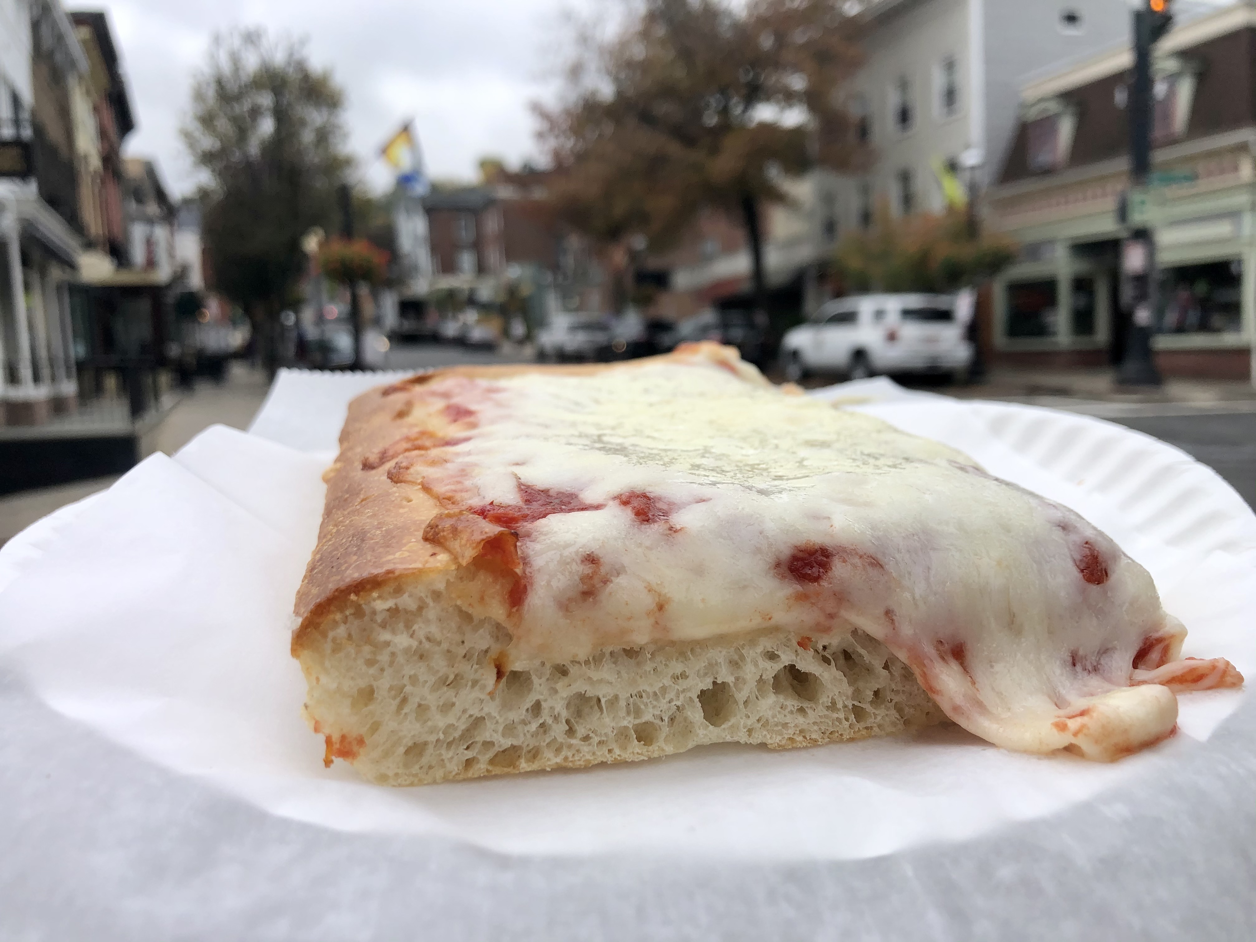 Order Sicilian Pizza Slice food online from Main Street Pizza store, Tarrytown on bringmethat.com