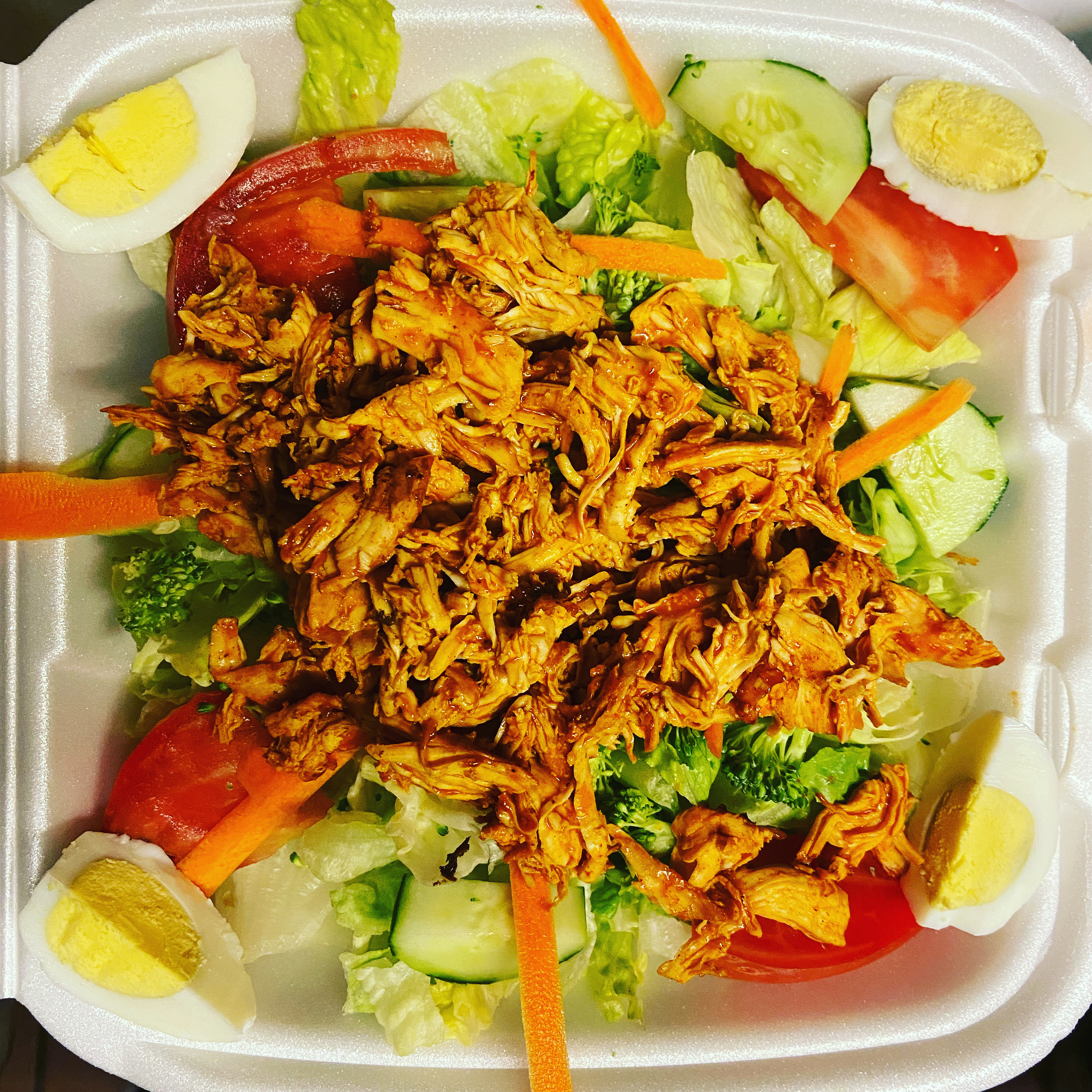 Order Buffalo grilled Chicken Salad food online from Mipal Deli store, Philadelphia on bringmethat.com