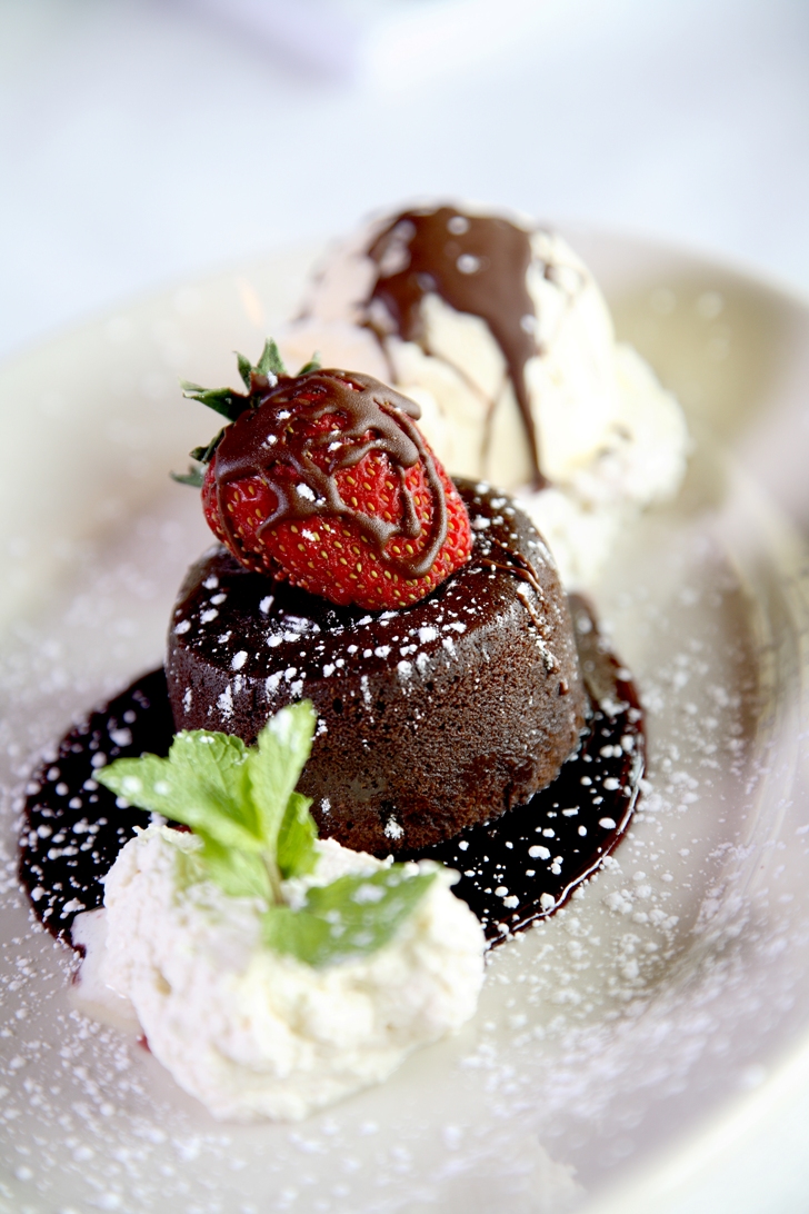 Order Chocolate Lava Cake food online from The Standard Restaurant & Lounge store, Albany on bringmethat.com