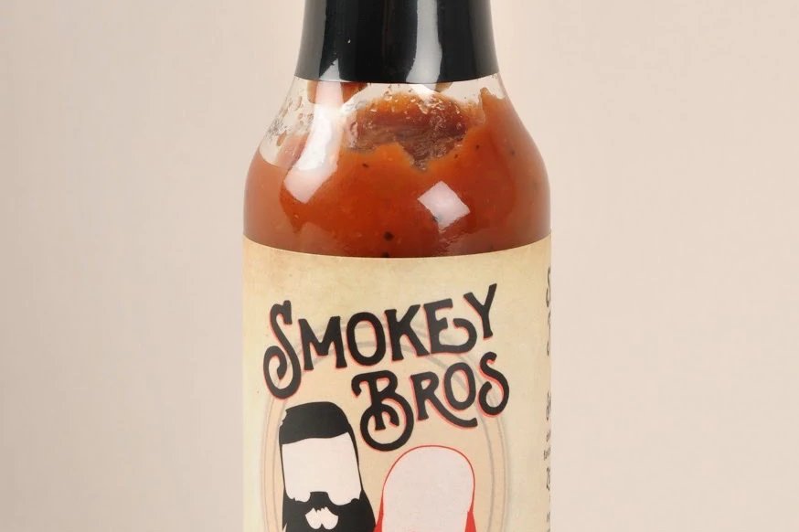 Order Smokey Bros - Hot Sauce - Smokes Hot Sauce food online from Luv Mart store, Santa Cruz on bringmethat.com