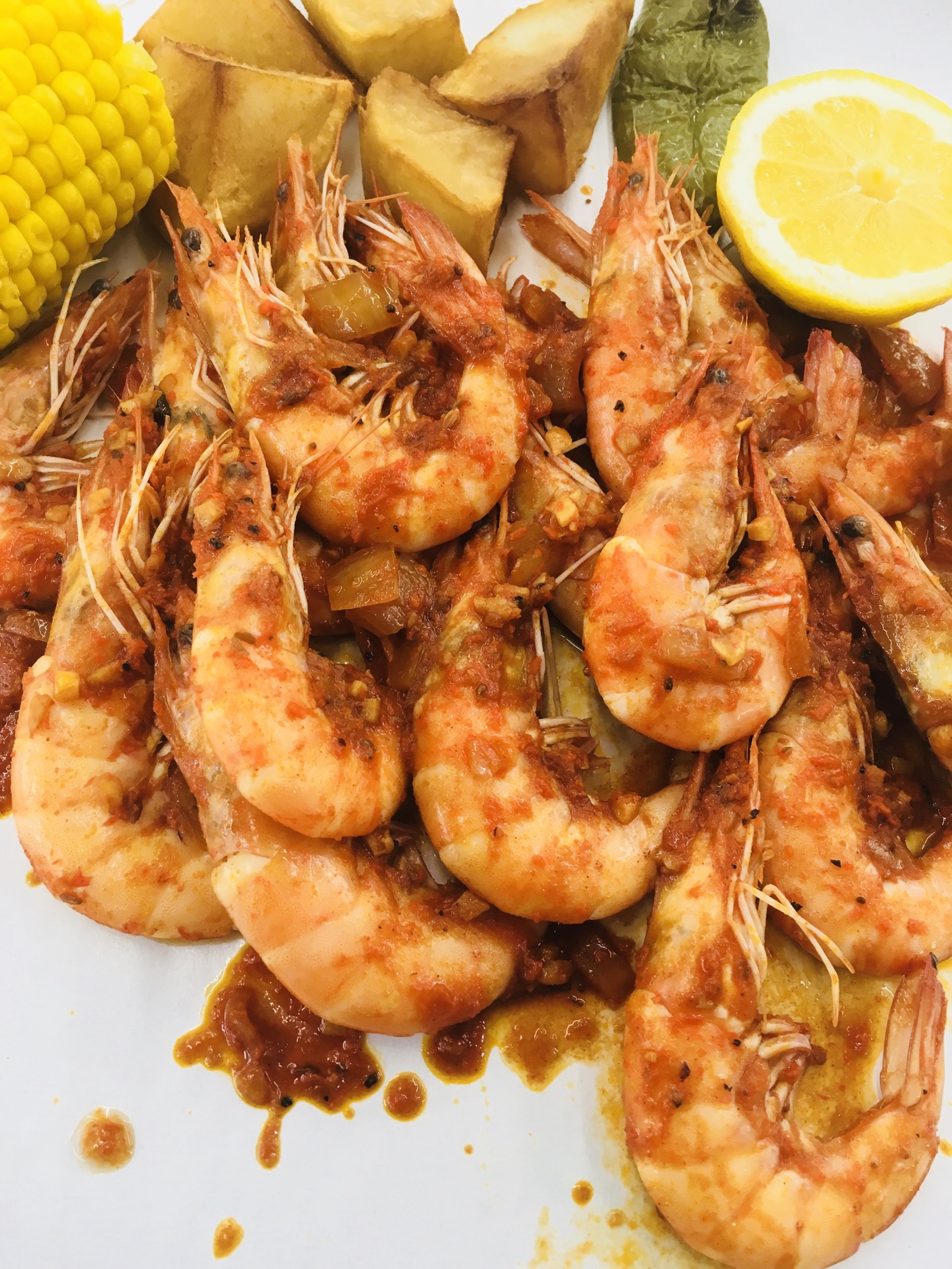 Order 1 / lb. Cajun Shrimps food online from Cajun Shrimps store, El Monte on bringmethat.com