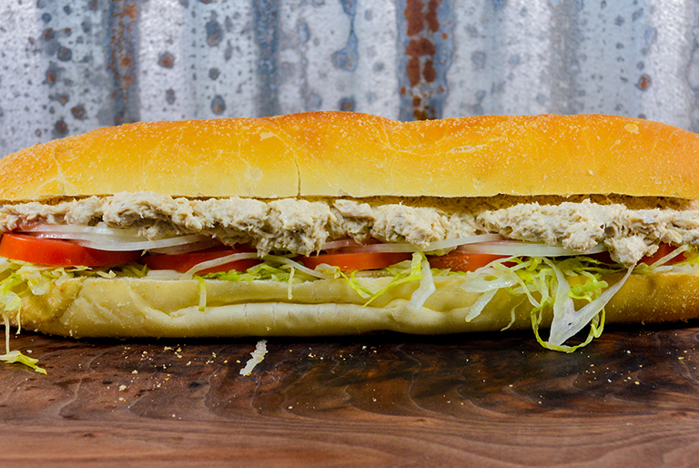 Order Tuna Hoagie food online from Ciconte Pizzeria Gibbstown store, Greenwich Township on bringmethat.com