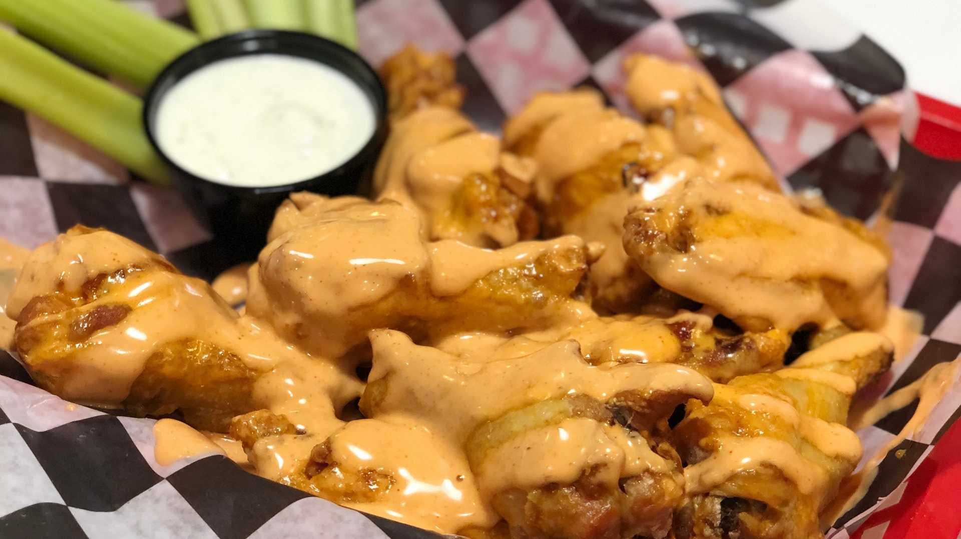 Order Wings - 5 Pieces food online from Big Woodys Pizza store, Allentown on bringmethat.com