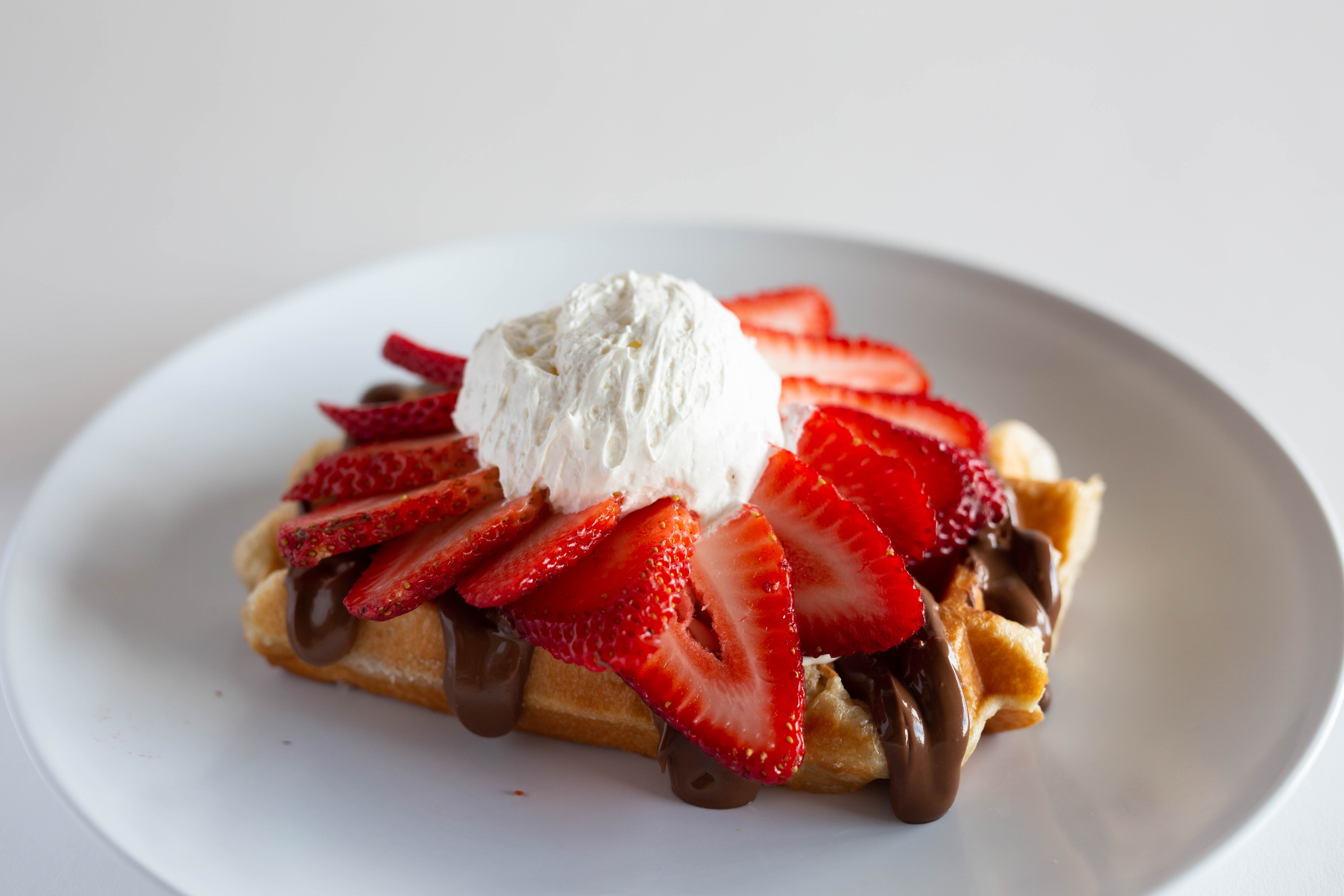 Order Nutella Love Waffle food online from Waffle Love store, Meridian on bringmethat.com