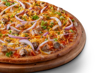 Order Buffalo Chicken Pizza - Small 10'' food online from Pizza Guys store, Yuba City on bringmethat.com