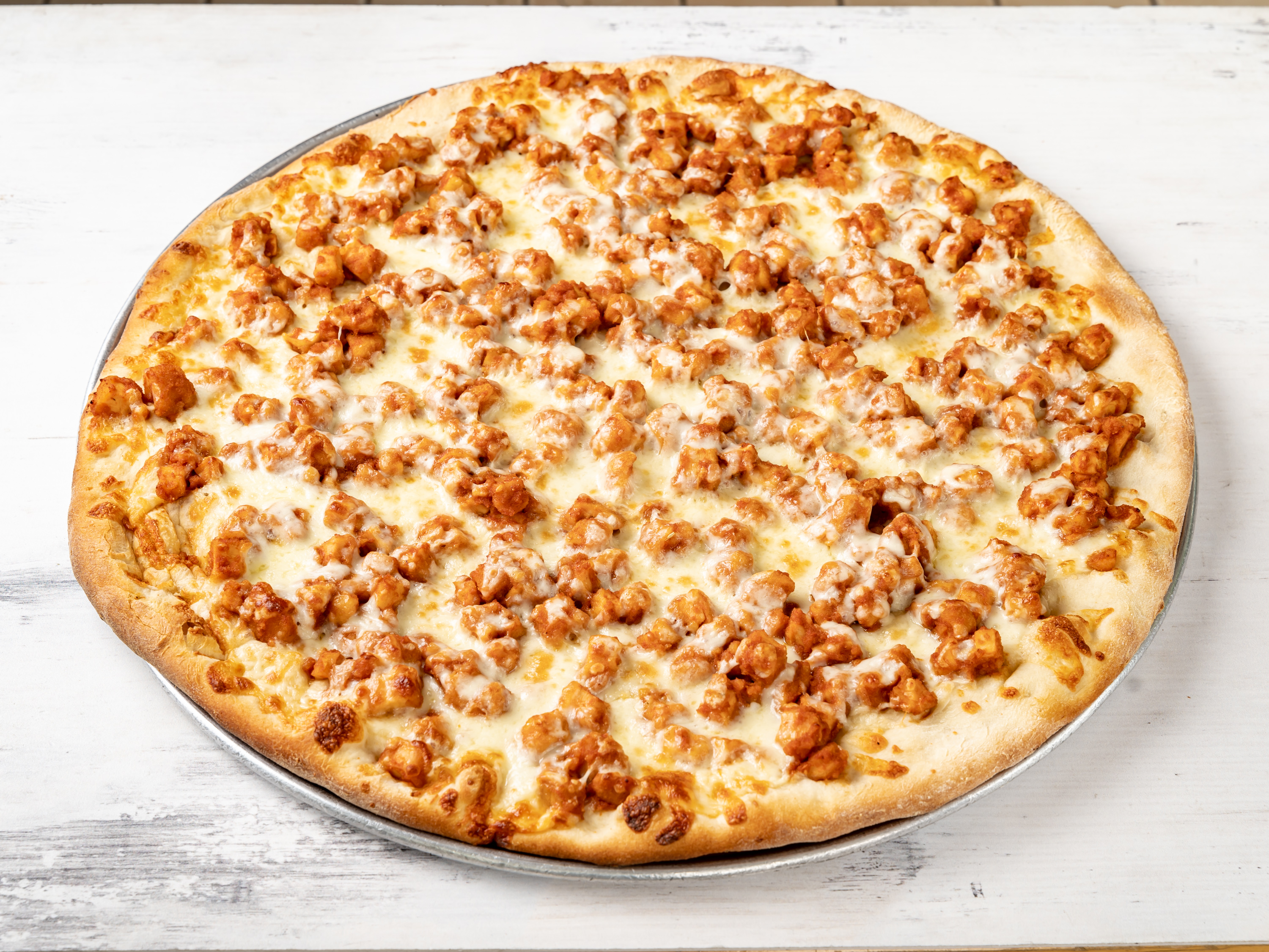 Order BBQ Chicken Pizza (18") food online from East Village Pizza & Kebabs store, New York on bringmethat.com