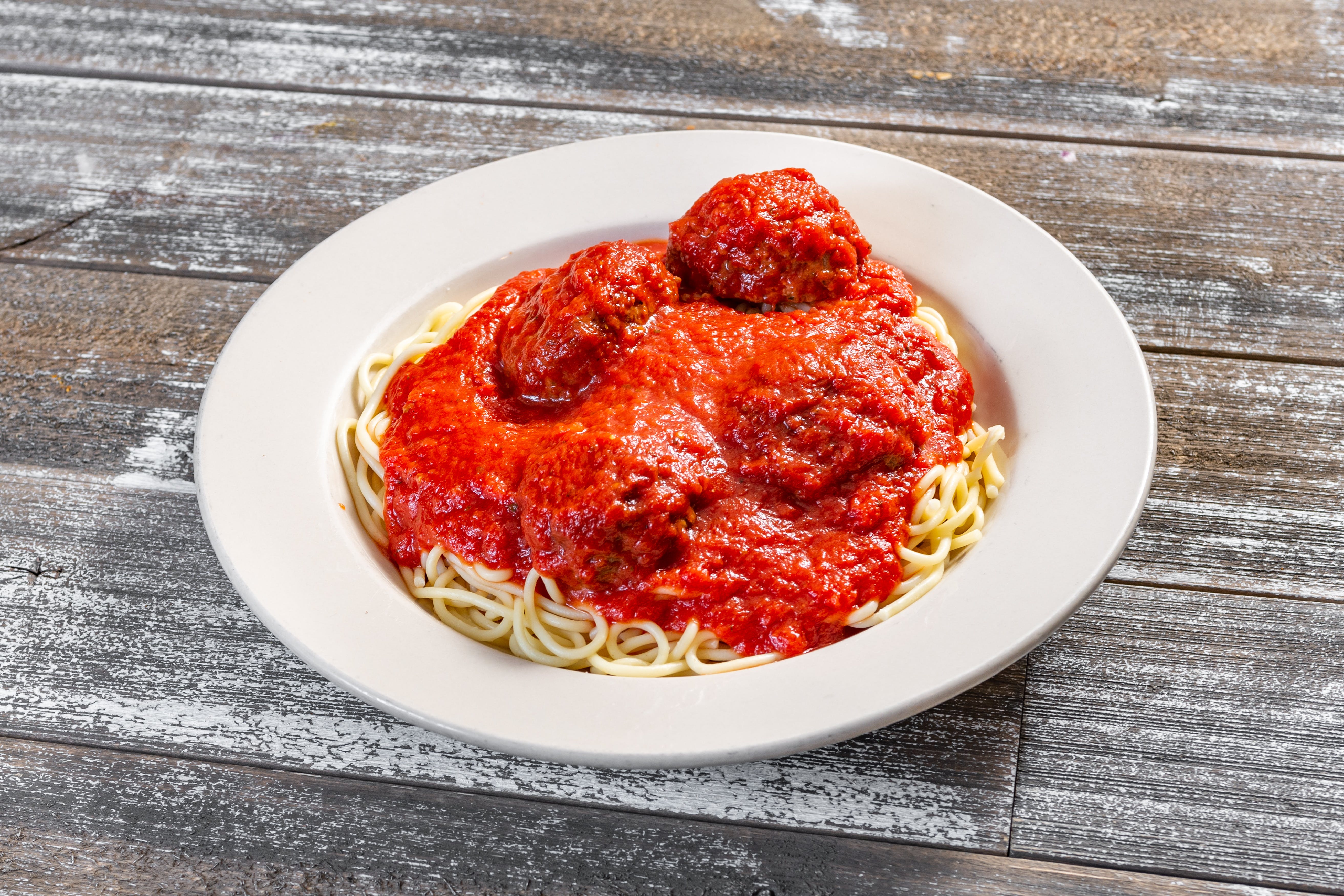 Order Pasta with Meatballs - Pasta food online from Amato Pizza & Family Restaurant store, Northumberland on bringmethat.com