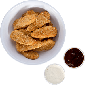Order Vegan Tenders - 5 Pieces food online from Fresh Brothers store, Beverly Hills on bringmethat.com