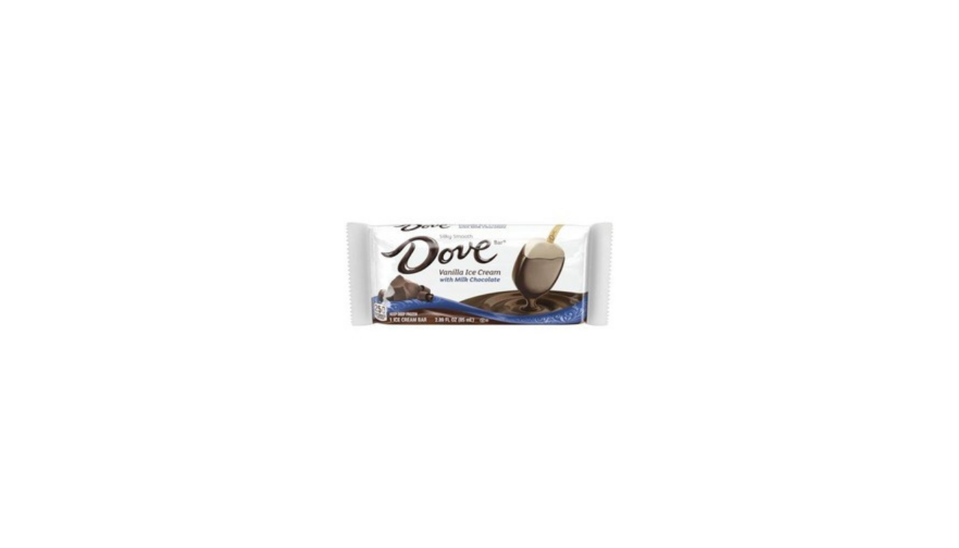Order Dove Ice Cream Vanilla Ice Cream With Milk Chocolate Bar food online from Luv Mart store, Santa Cruz on bringmethat.com