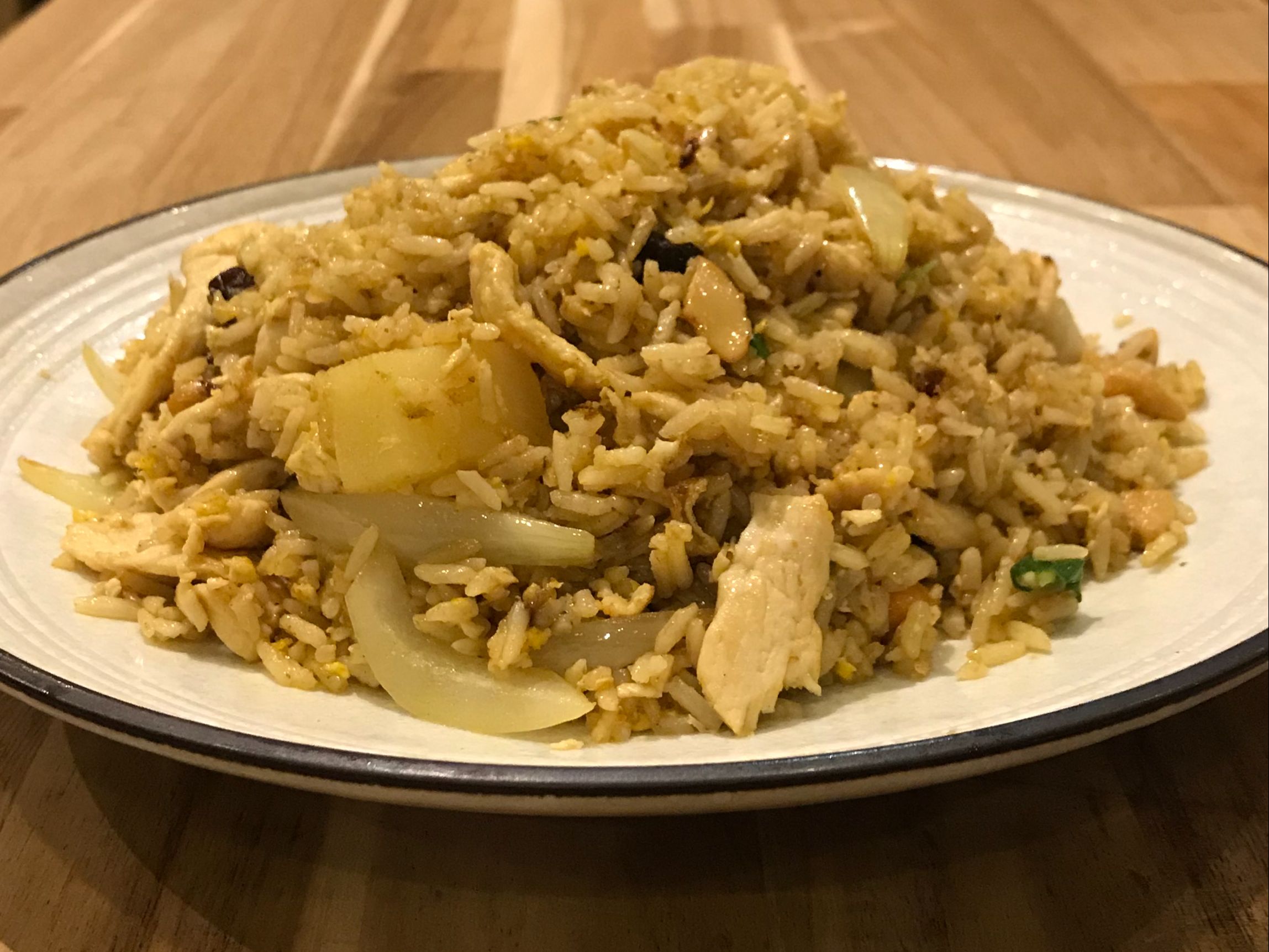 Order PINEAPPLE FRIED RICE food online from Ping Yang Thai Grill & Dessert store, San Francisco on bringmethat.com