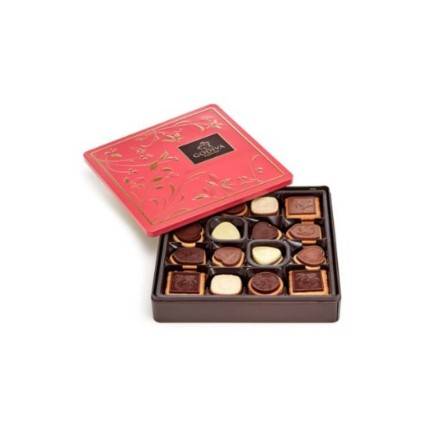 Order GODIVA Assorted Chocolate Biscuit Tin (46 count) food online from Dolcezza Gelato store, Arlington on bringmethat.com