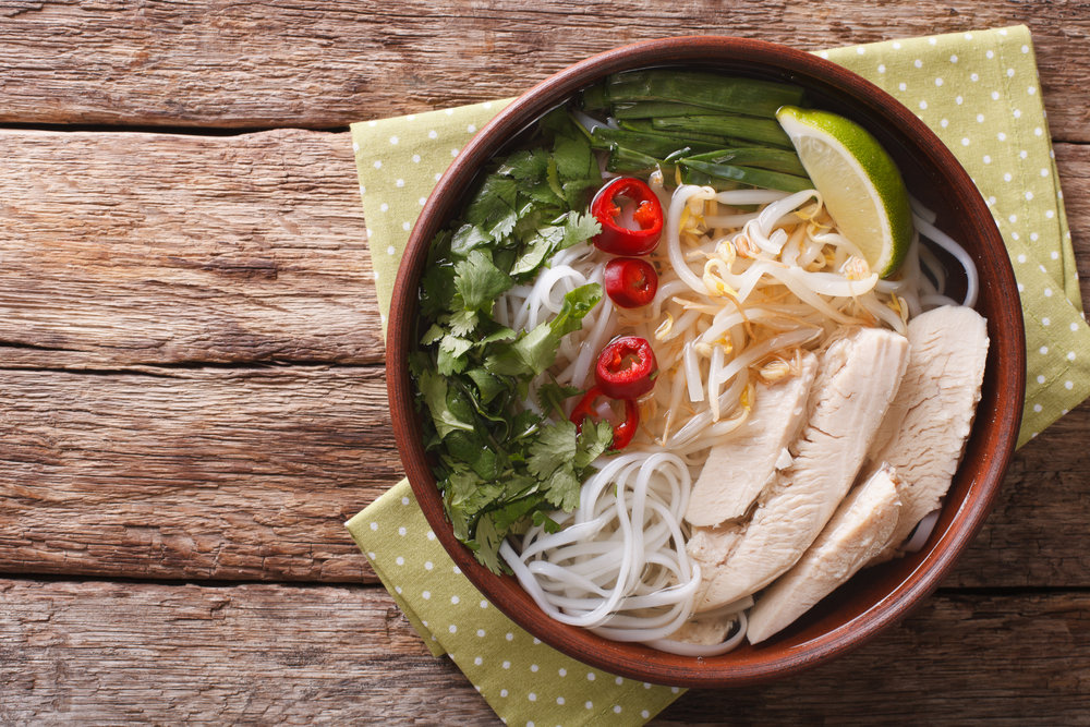 Order Pho Chicken food online from Lantern Vietnamese Cafe store, Rancho Cucamonga on bringmethat.com