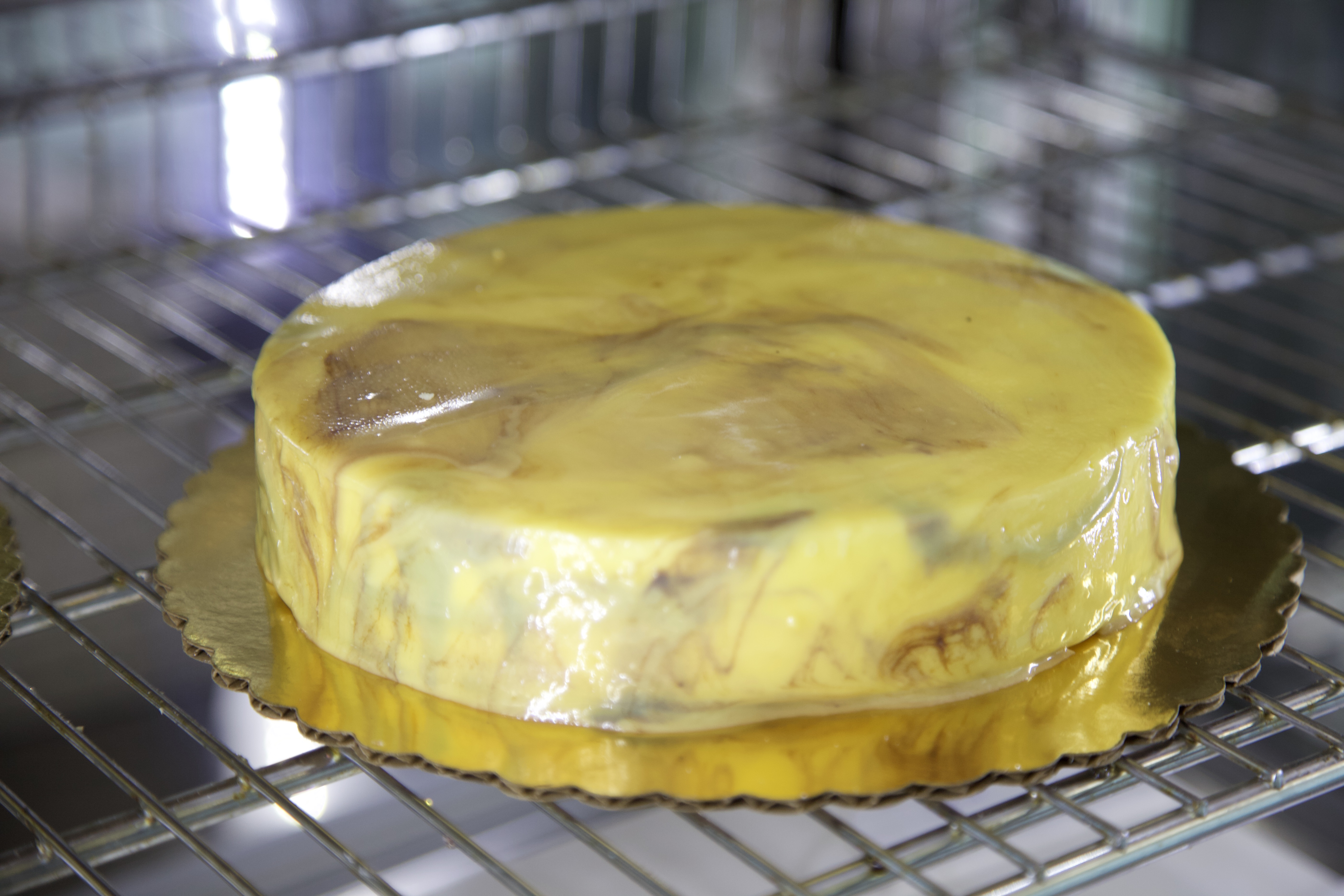 Order Lemon Mousse Cake 8" food online from Mattarello Bakery & Cafe store, Montclair on bringmethat.com