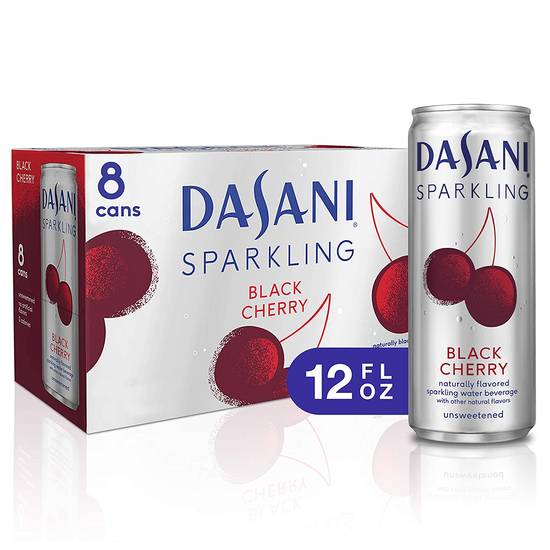Order Dasani Sparkling Water Black Cherry Zero Calories Pack Of 8 food online from Deerings Market store, Traverse City on bringmethat.com