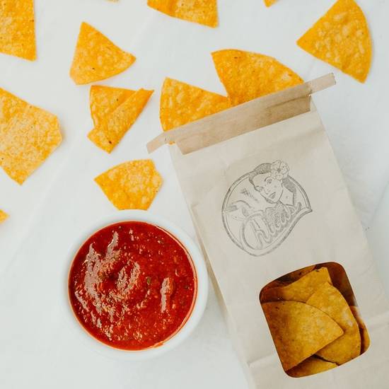 Order Chips & Salsa food online from Chicas Tacos-Aw store, Los Angeles on bringmethat.com