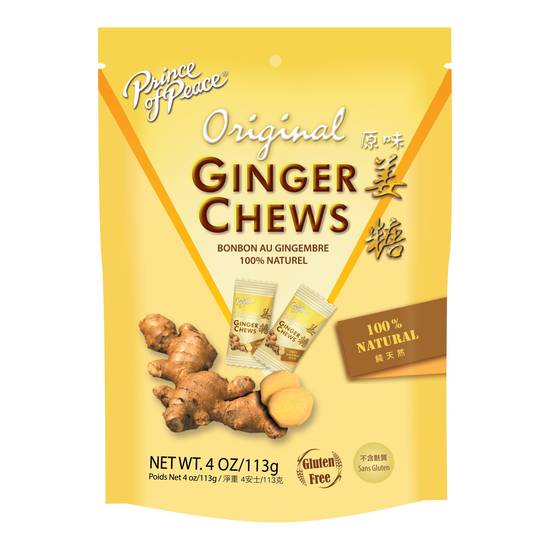 Order Prince Of Peace Ginger Chews Original (4 oz) food online from Rite Aid store, EUGENE on bringmethat.com