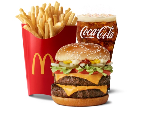 Order Double Quarter Cheese Deluxe Meal food online from Mcdonald store, Cairo on bringmethat.com