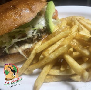 Order Torta Combo food online from Taqueria La Korita store, Phoenix on bringmethat.com