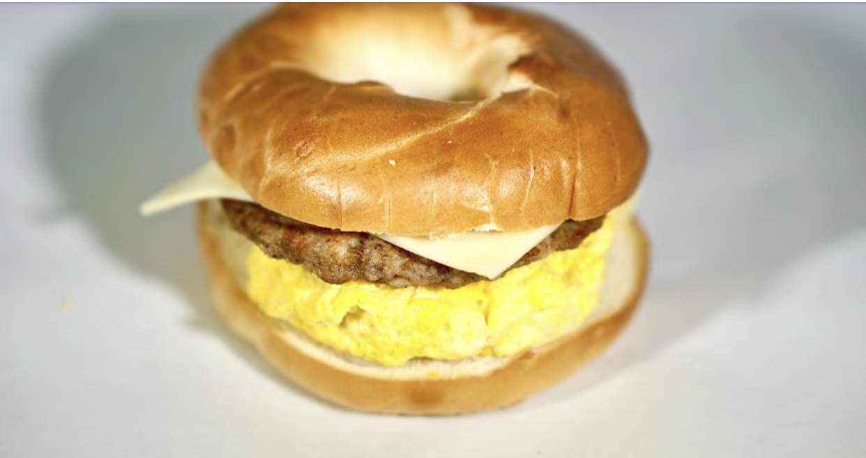 Order Sausage Egg & cheese  food online from Ck Donuts store, Long Beach on bringmethat.com