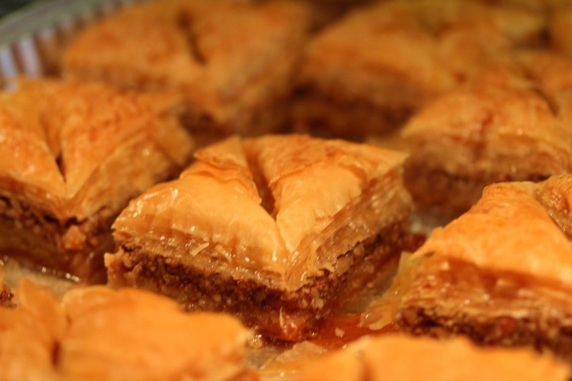 Order Whole Piece Baklava food online from St. Louis Gyros store, Manchester on bringmethat.com