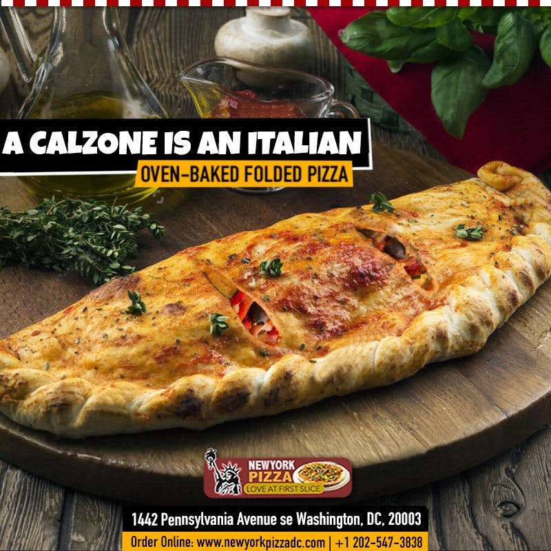 Order Regular Calzone - Calzone food online from New York Pizza store, Washington on bringmethat.com