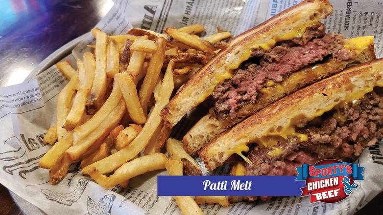 Order Patti Melt food online from Sporty Restaurant & Catering store, Bloomingdale on bringmethat.com