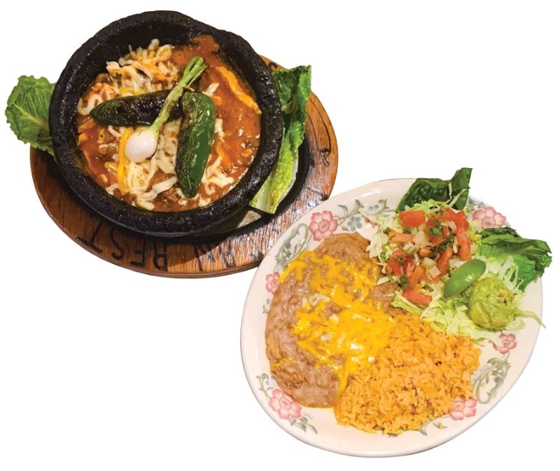Order Seafood Molcajete food online from Toreros Mexican Restaurant store, Cary on bringmethat.com