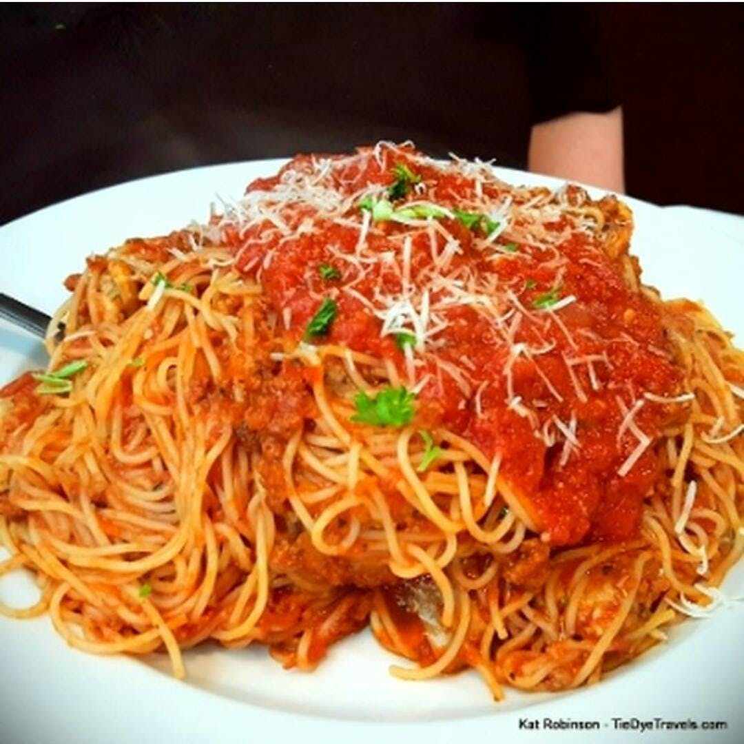 Order Spaghetti with Marinara Sauce Lunch - Lunch food online from Roma Italian Restaurant store, Harrison on bringmethat.com