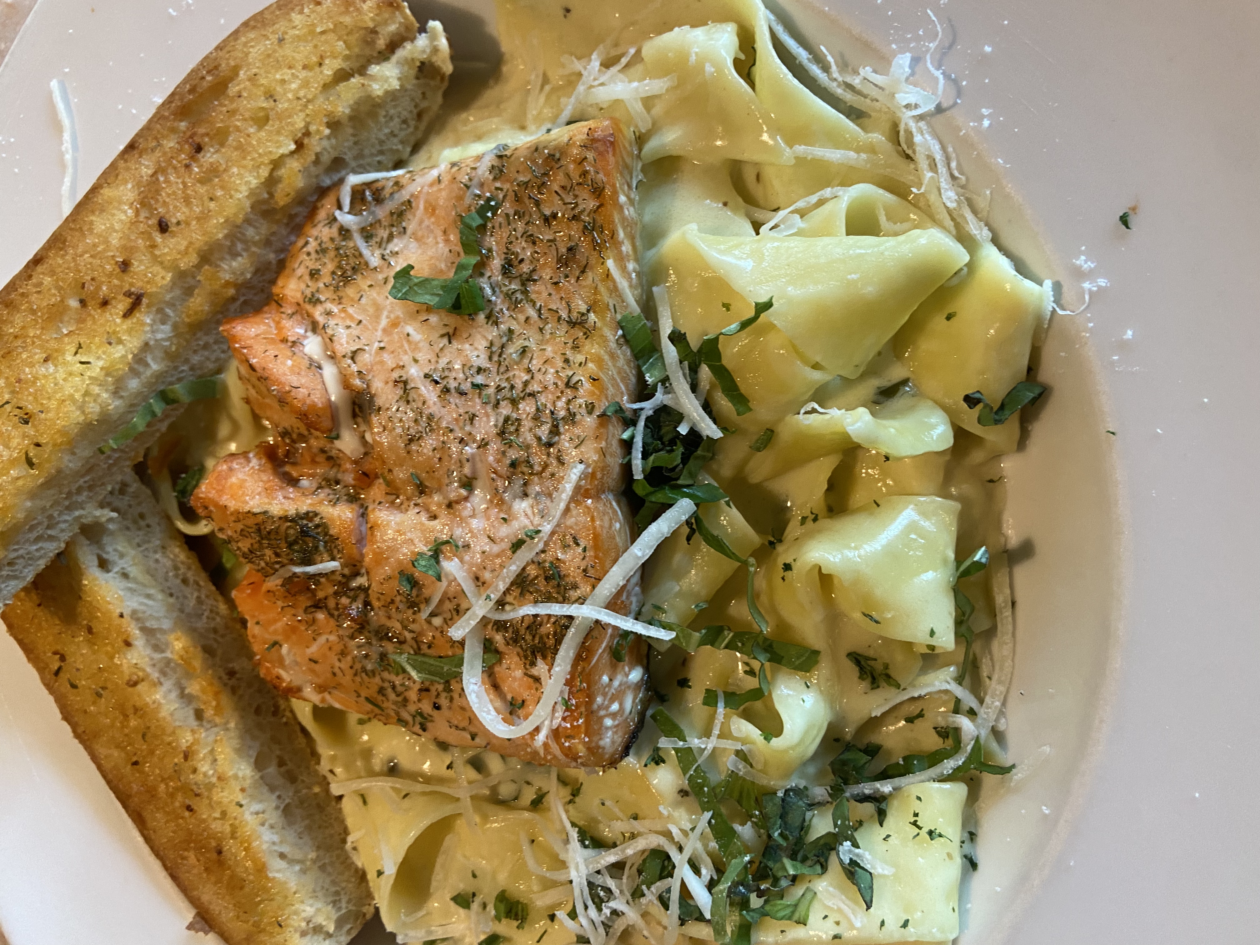 Order Pappardelle con Salmon food online from Palermo Pizza & Pasta store, Seattle on bringmethat.com