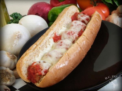 Order Meatball Sub food online from B.C. Pizza store, McDonough on bringmethat.com