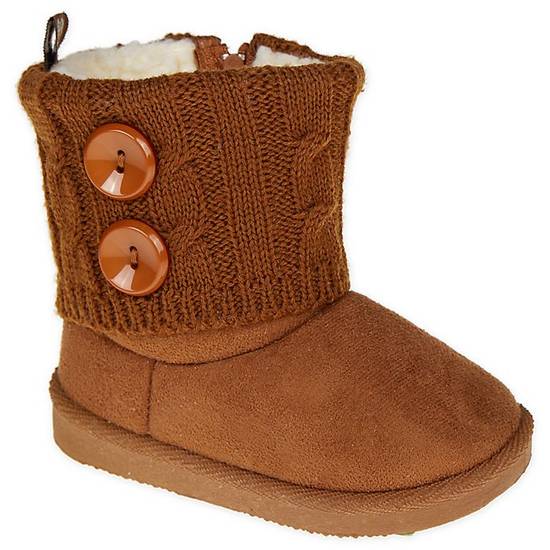 Order Stepping Stones Size 5 Sweater Knit Boot in Chestnut food online from Bed Bath & Beyond store, Lancaster on bringmethat.com
