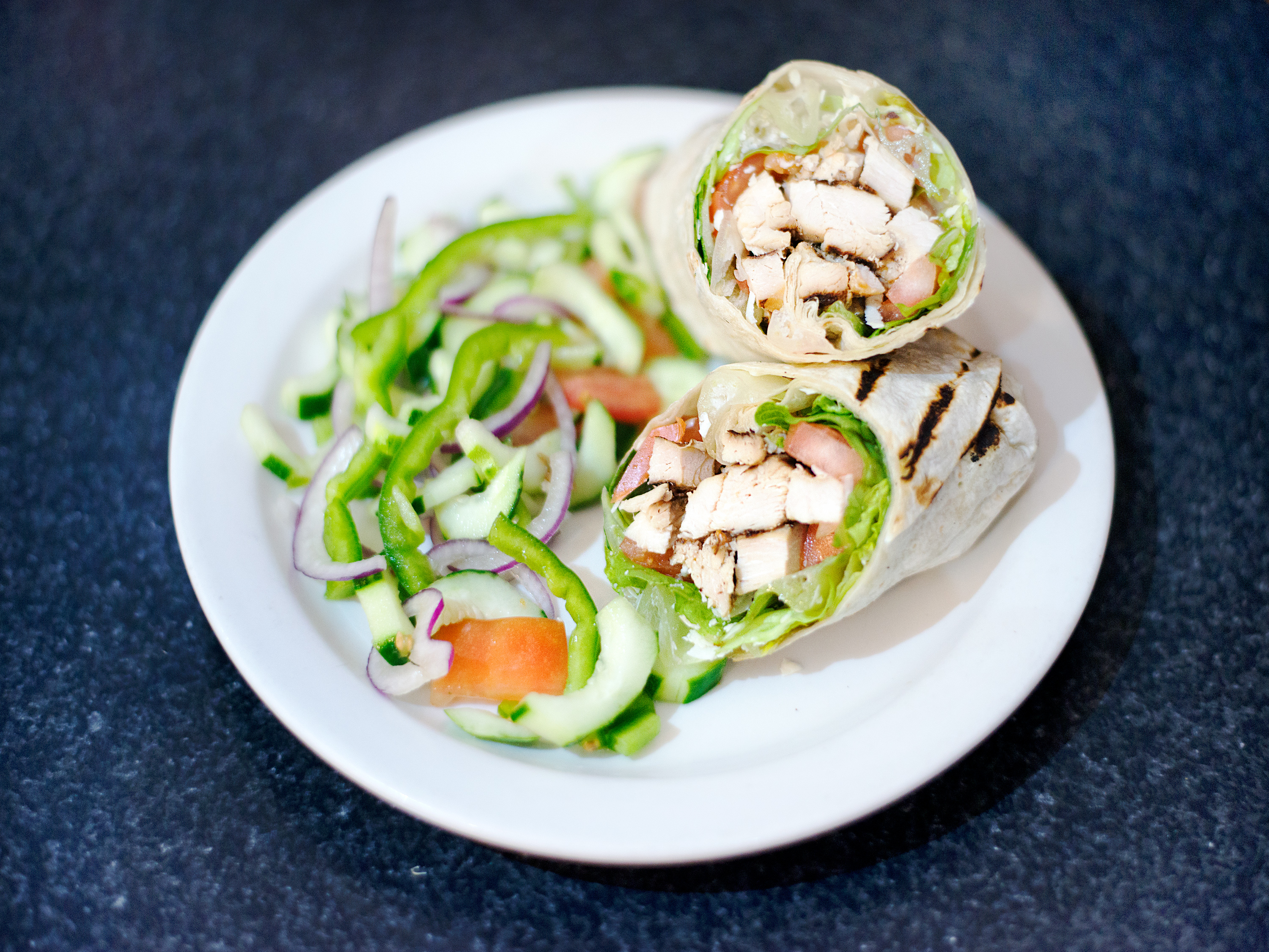 Order 28. Chicken Caesar Wrap food online from Wrap star store, New York on bringmethat.com