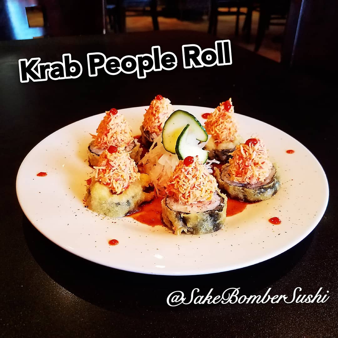 Order Krab People Roll food online from Sakebomber Sushi & Grill store, Tempe on bringmethat.com