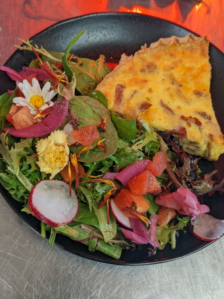 Order Quiche of the day food online from Rewired Cafe Edgewater store, Chicago on bringmethat.com