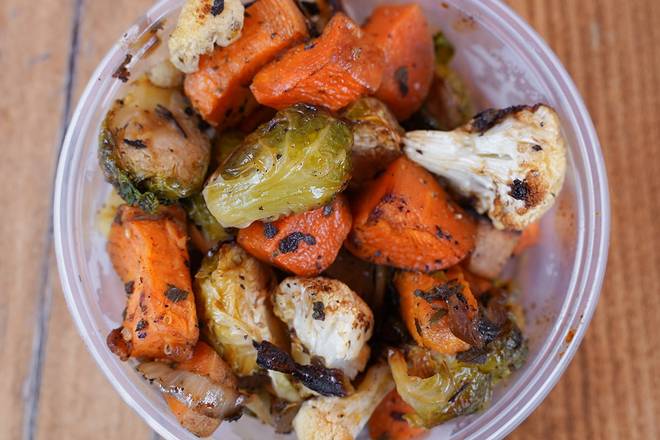 Order Roasted Vegetables food online from Sharkys Woodfired Grill Mexican store, Newbury Park on bringmethat.com
