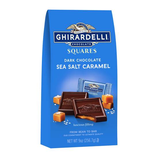 Order Ghirardelli Dark Chocolate Sea Salt Caramel Squares, 9 OZ food online from Cvs store, LANETT on bringmethat.com