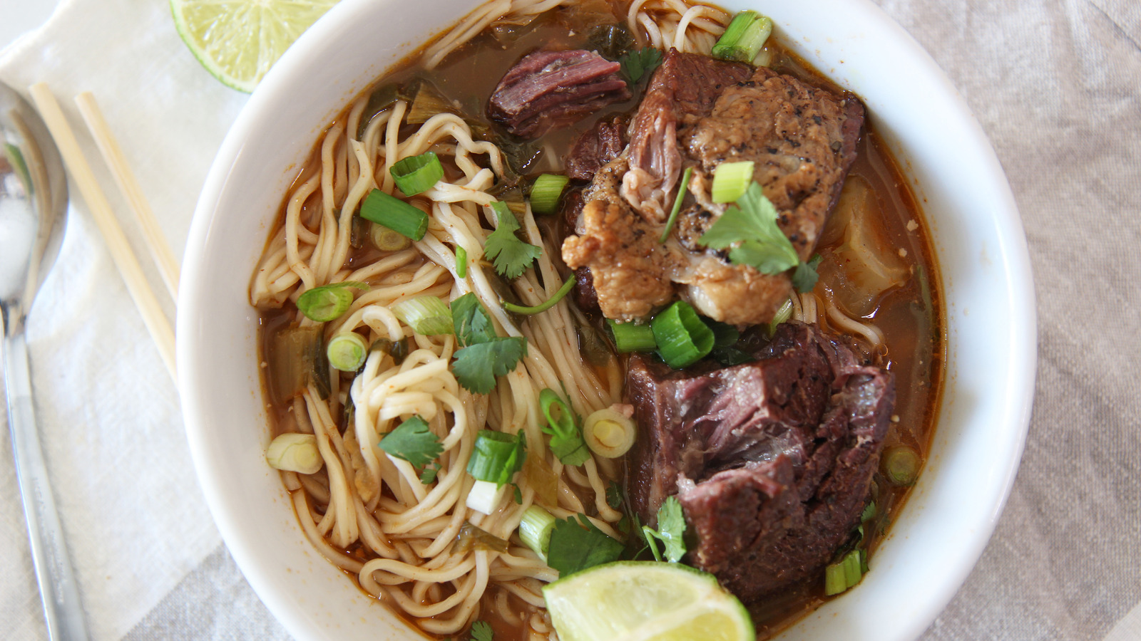 Order C. Beef Stew Noodles Soup food online from Eastern Pearl Chinese Restaurant store, Buffalo on bringmethat.com