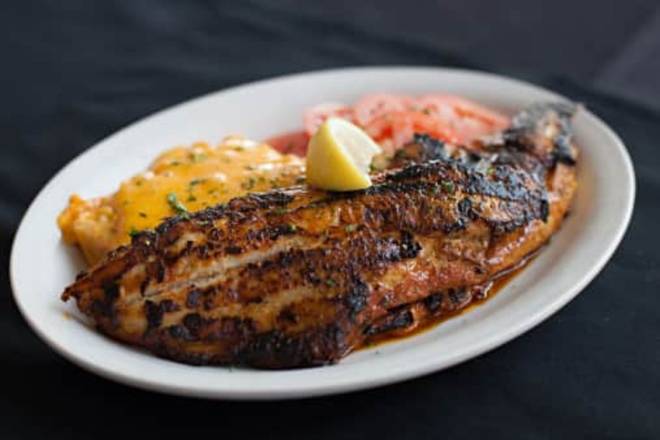 Order Blackened Catfish (dinner) food online from NoNos Cafe store, Highlands Ranch on bringmethat.com