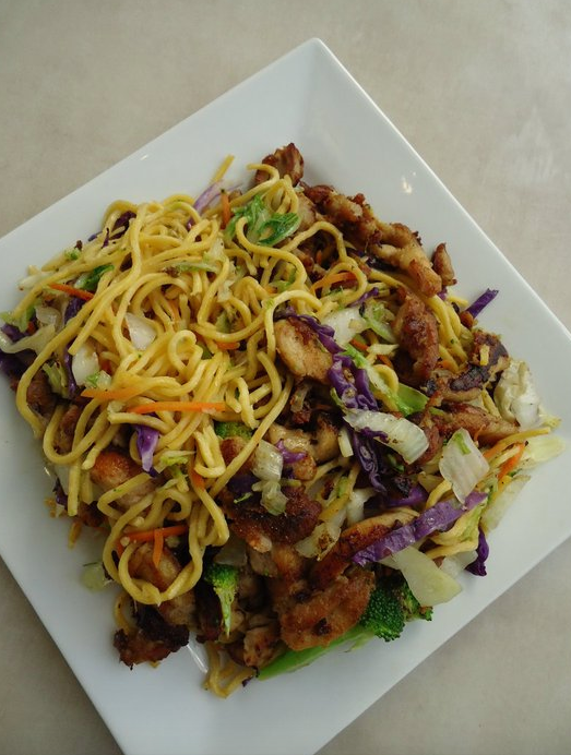 Order Chicken Yakisoba food online from Teriyaki Sushi Express store, Fitchburg on bringmethat.com